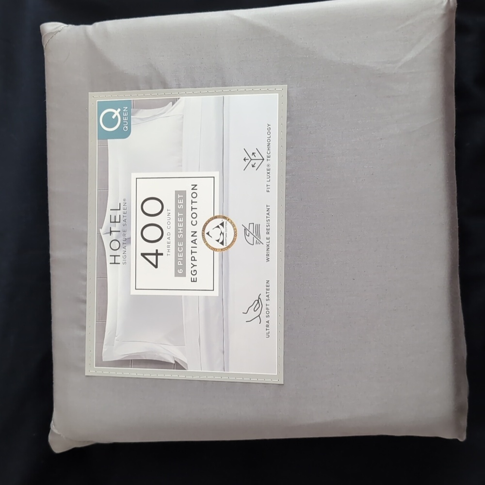 400 thread count Egyptian cotton queen sheet set